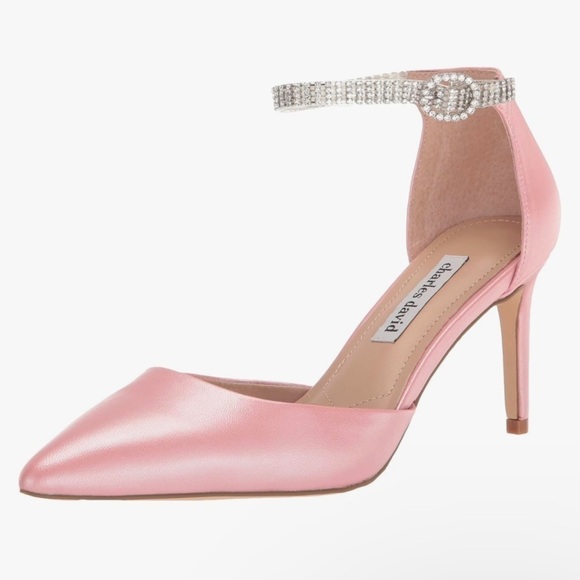 NWOT Charles David Women's Acker Pump 8.5 pink/ rhinestones - Picture 1 of 9